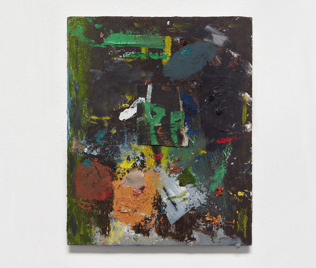 Marco Salvetti, st(24_05), 2024, olio e tela su tavola, cm 38x30